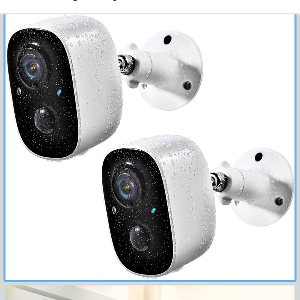 2K HD Security Camera wireless 2-way talk battery powered WiFi cameras